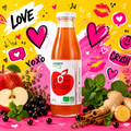 Jus Philtre d’Amour Bio – Pomme, Cassis & Épices – Les Vergers de la Reinette - 25 cl