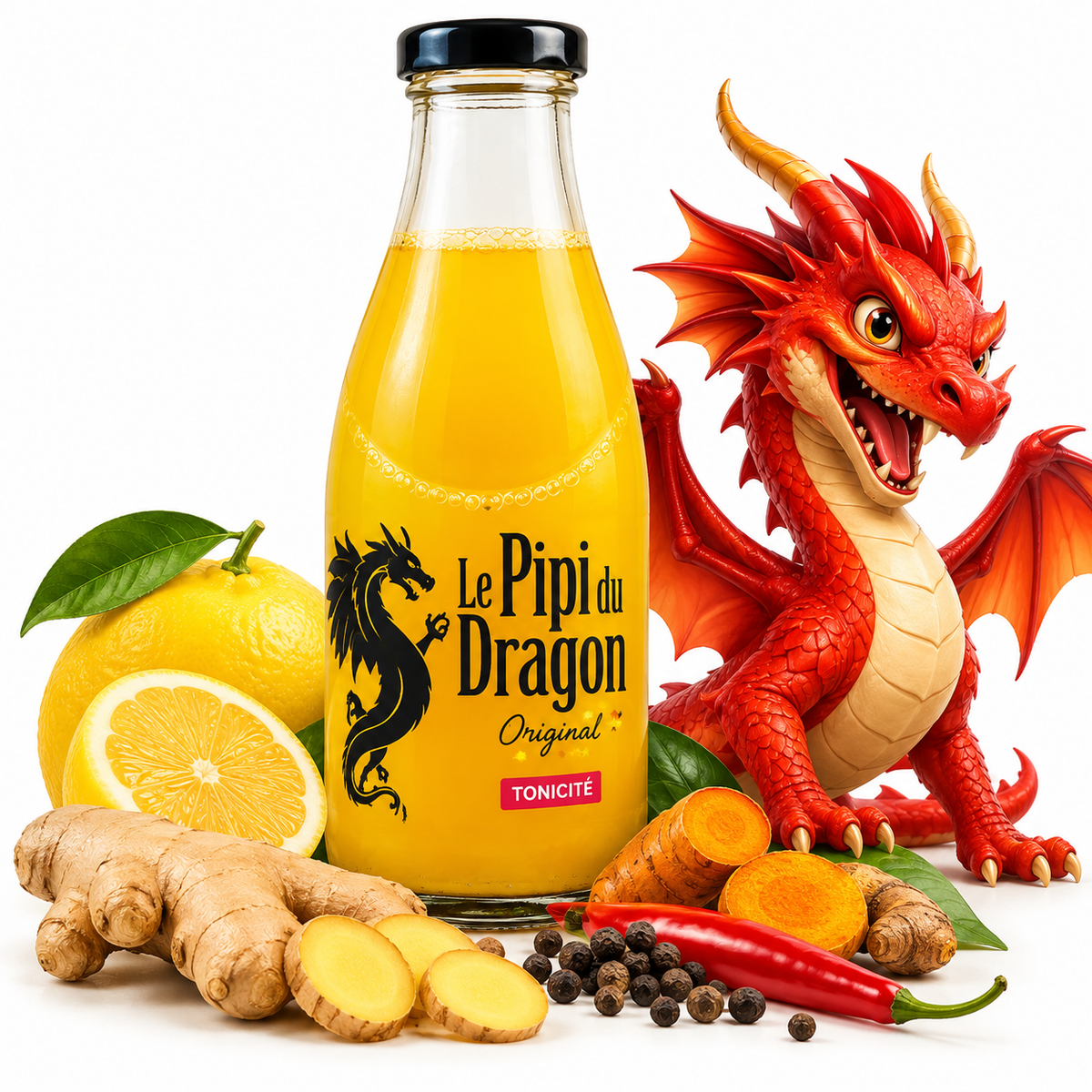 Pipi du Dragon Original Bio – Concentré naturel tonique – 25 cl