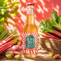 Thé Glacé Blanc Rhubarbe Bio – ÇA VA TEA – Ferme de la Plantaire Noire – 33 cl