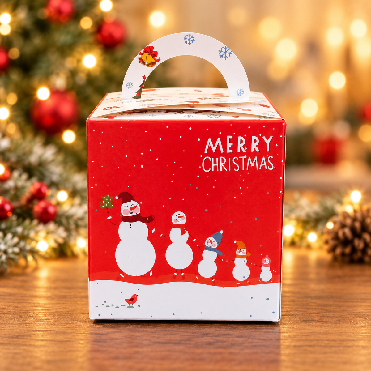 Coffret Surprise Gourmand de Noël « La Farandole des Bonshommes de Neige »