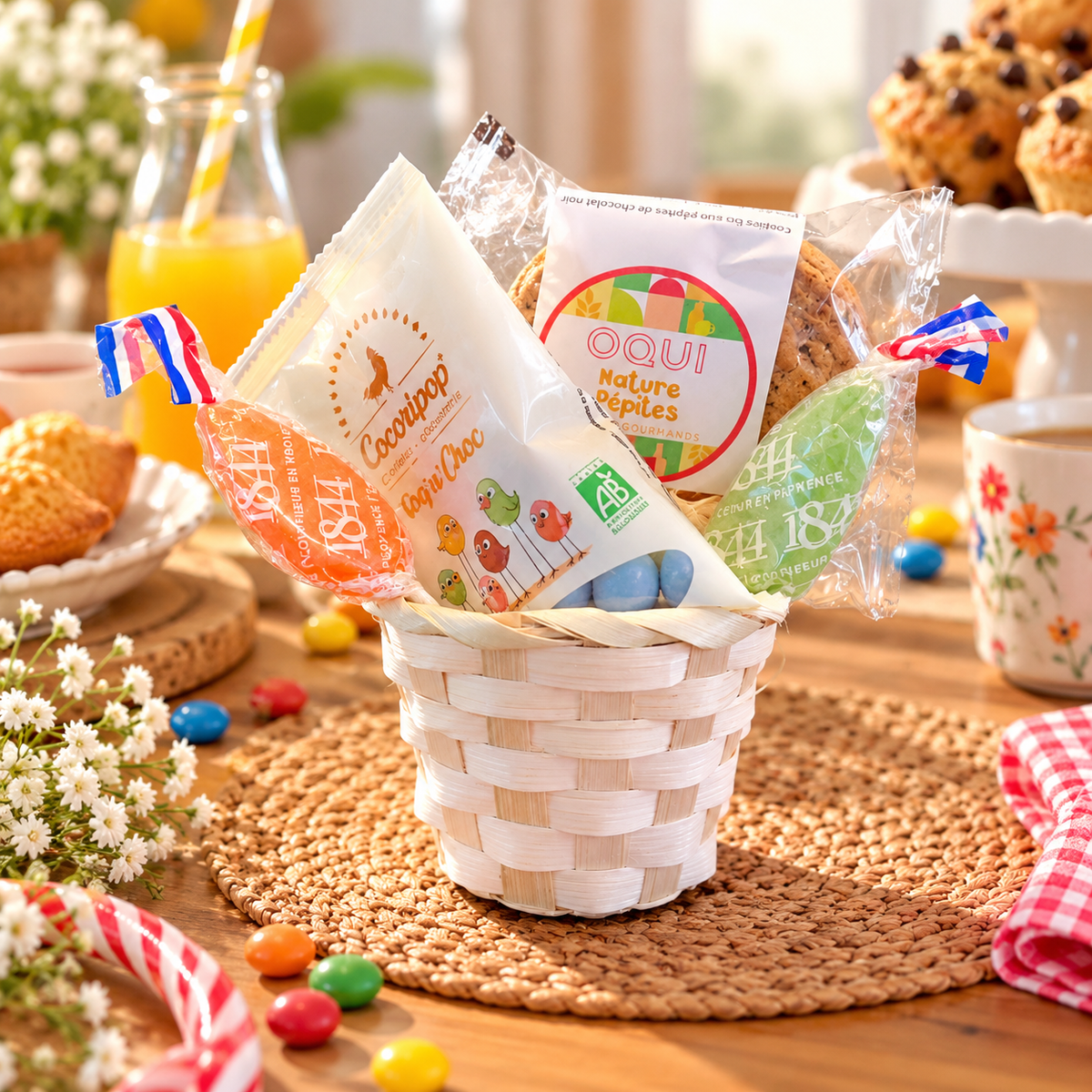 Le Petit Panier Gourmand – Une décoration de table à croquer