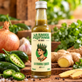 Sauce piquante La Marble Queen – Jalapeño vert, ail et gingembre – La Sauce Piqu’Hans – 100 ml